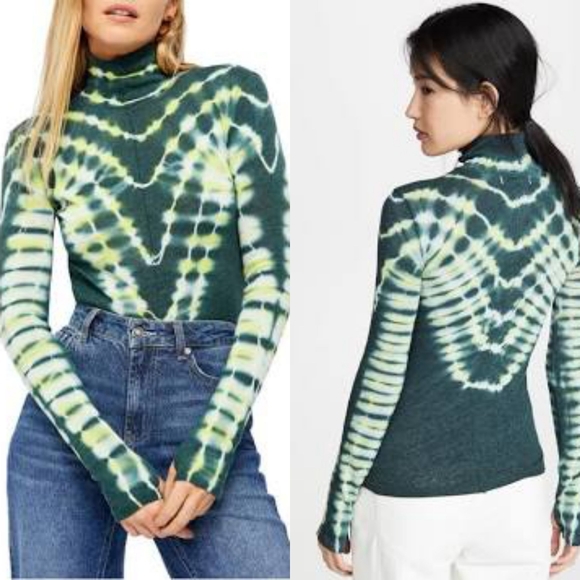 Free People Tops - Free People Psychedelic Turtleneck
